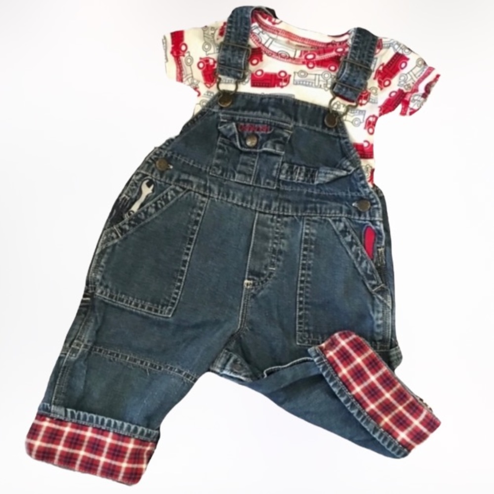Oshkosh B’Gosh Vestbek Your Lil’ Carpenter! 12 Months Vintage OshKosh